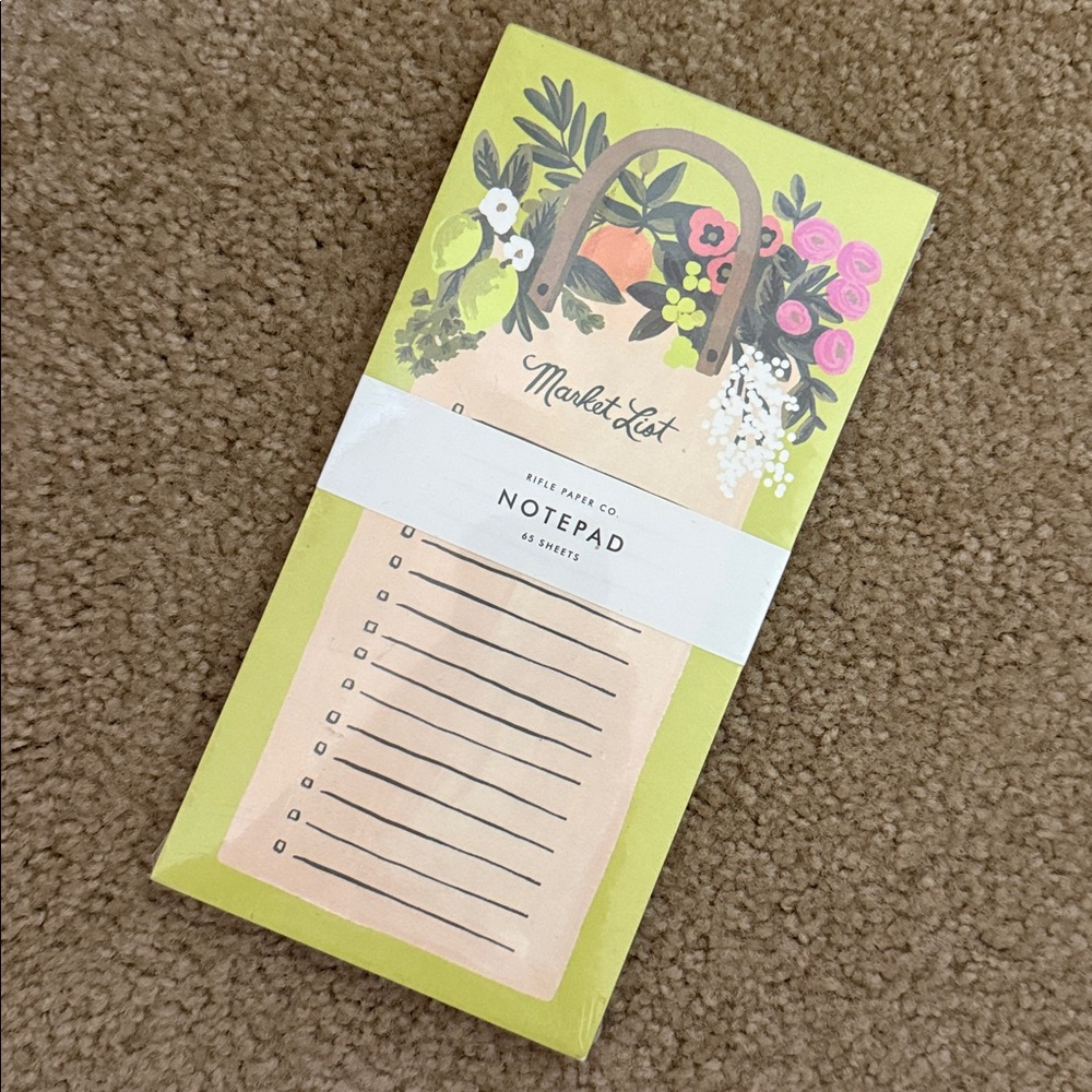 Market List Notepad w/ Attachable Magnet